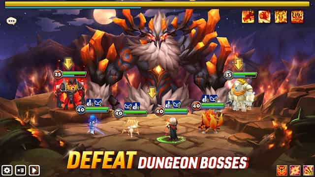Summoners War MOD APK Defeat the boss